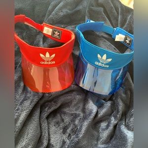 Adidas Tinted Brim Visor - Red & Blue